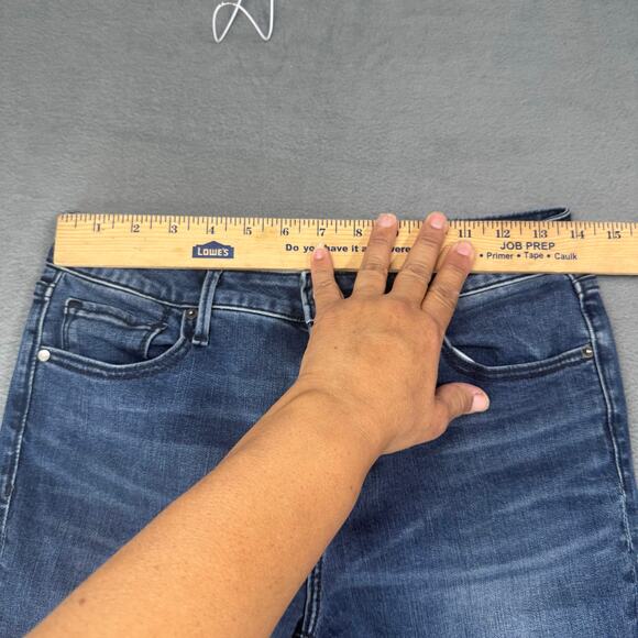 Driftwood Audrey Jeans Womens Size‎ 27 Medium Wash Mid Rise Blue Denim Whisker - Picture 6 of 9